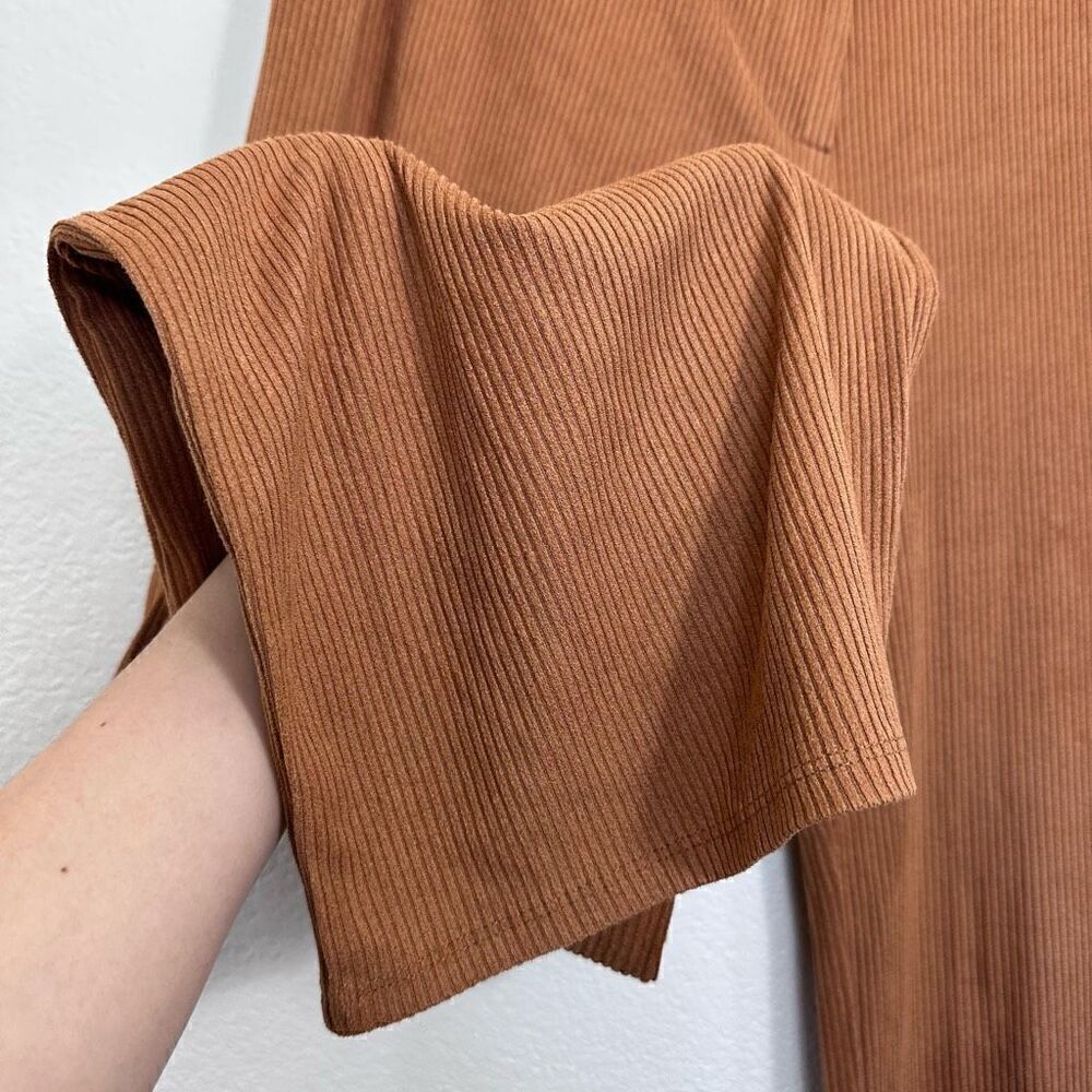 HP 🎉 House of Harlow 1960 x REVOLVE Ribbed Pants in Cognac Size XL - Picture 4 of 11